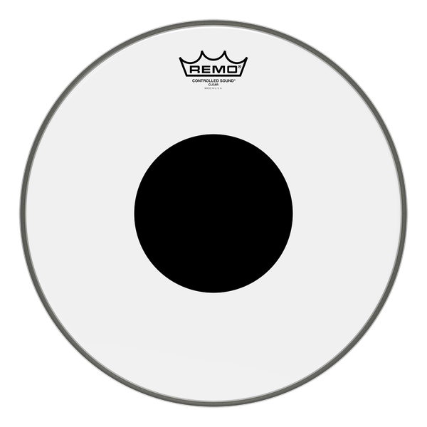 Remo CS-0312-20 | CS-BATTER 12" CLEAR  CLEAR DOT ON TOP