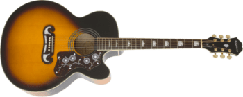 Epiphone EJ-200SCE (Solid Top) Vintage Sunburst