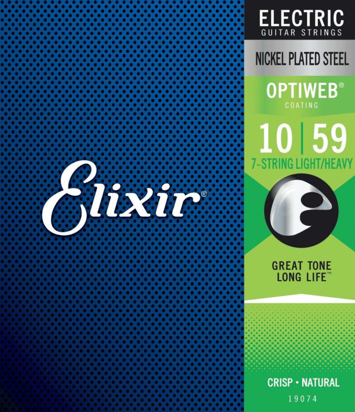 Elixir CEL19074 7-String 10-59 Light Heavy