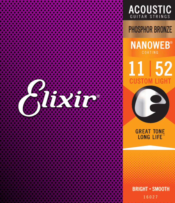 Elixir CEL16027 Custom Light 11-15-22-32-42-52
