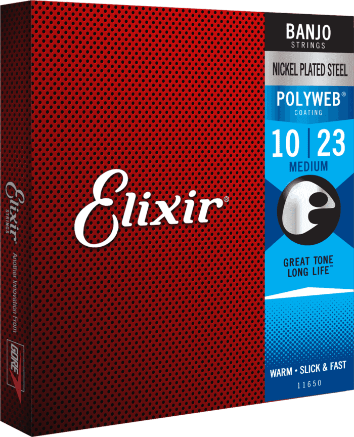 Elixir CEL11650 Banjo Medium 10-12-16-23-10