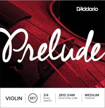 Daddario Prelude Violin 3/4 set J810M