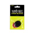Ernie-Ball EB-4603 STRAP BLOCKS BK/RD 4PK