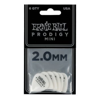 Ernie-Ball EB-9203 PRODIGY-PICK-WH-3s,6PK