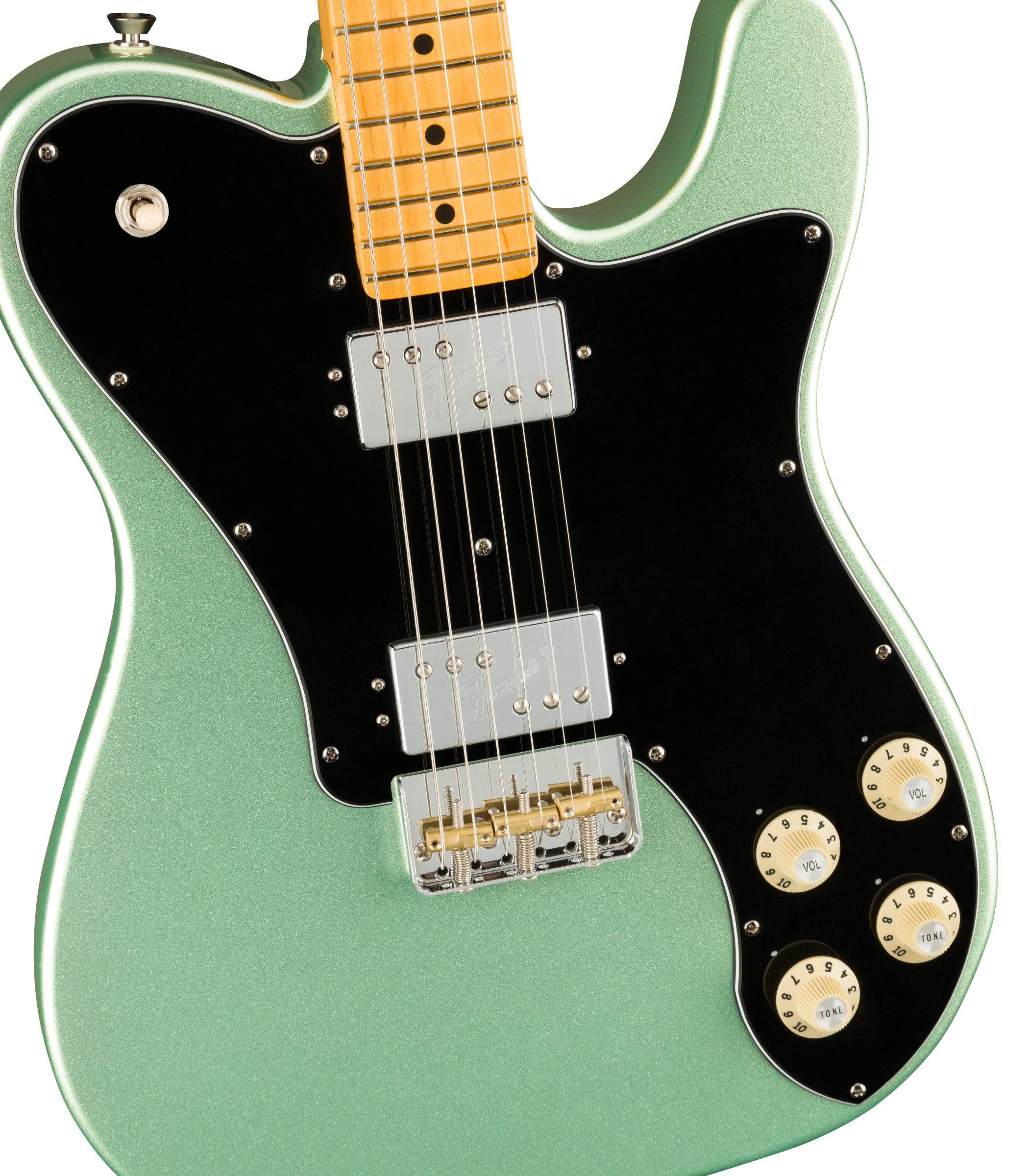 Fender American Professional II Telecaster Deluxe, Maple Fingerboard, Mystic Surf Green