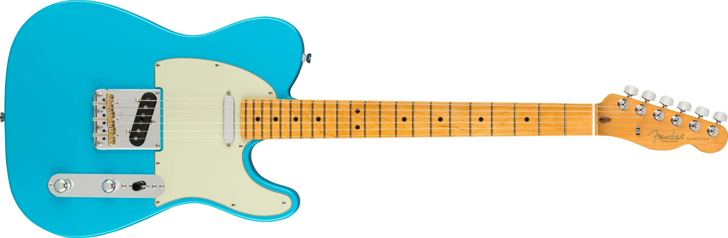 Fender American Professional II Telecaster, Maple Fingerboard, Miami Blue