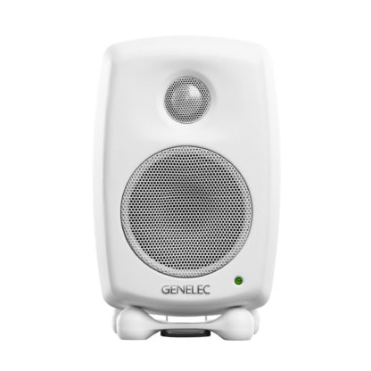 Genelec 8010A in white painted finish