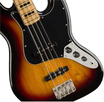 Squier Classic Vibe '70s Jazz Bass, Maple FB, 3-Color Sun