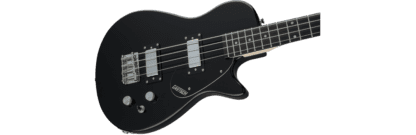 Gretsch G2220 Electromatic Junior Jet Bass II Short-Scale, Black Walnut Fingerboard, Black