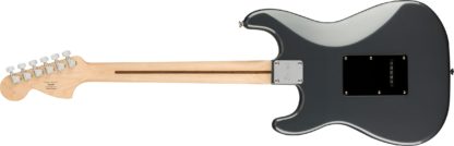 Squier Affinity Series Stratocaster HH, Laurel Fingerboard, Black Pickguard, Charcoal Frost Metallic