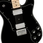 Squier Affinity Series Telecaster Deluxe, Maple Fingerboard, Black Pickguard, Black