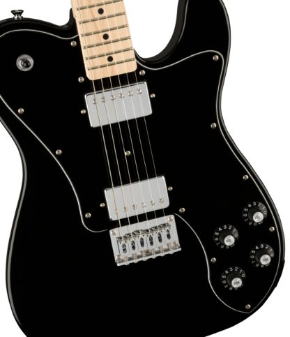 Squier Affinity Series Telecaster Deluxe, Maple Fingerboard, Black Pickguard, Black