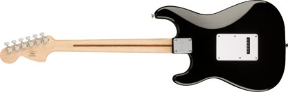 Squier Affinity Series Stratocaster, Maple Fingerboard, White Pickguard, Black