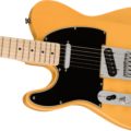 Squier Affinity Series Telecaster Left-Handed, Maple Fingerboard, Black Pickguard, Butterscotch Blonde
