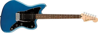 Squier Affinity Series Jazzmaster, Laurel Fingerboard, Black Pickguard, Lake Placid Blue