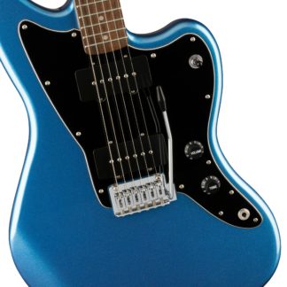 Squier Affinity Series Jazzmaster, Laurel Fingerboard, Black Pickguard, Lake Placid Blue