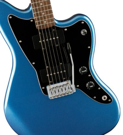 Squier Affinity Series Jazzmaster, Laurel Fingerboard, Black Pickguard, Lake Placid Blue