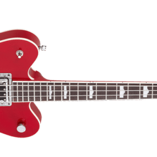Gretsch G5442BDC Electromatic Hollow Body 30.3" Short Scale Bass, Rosewood Fingerboard, Transparent Red