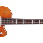 Gretsch G5440LSB Electromatic Hollow Body 34" Long Scale Bass, Rosewood Fingerboard, Orange