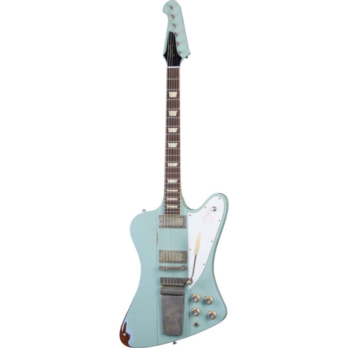 Gibson 1963 Firebird V w/ Maestro Vibrola Heavy Aged Antique Frost Blue