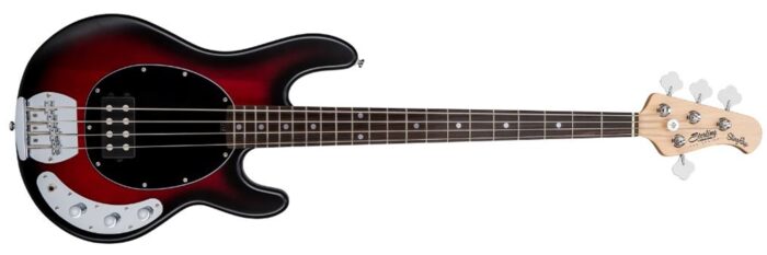 Sterling By Music Man SUB RAY4-RRBS-R1 JTB RED BURST