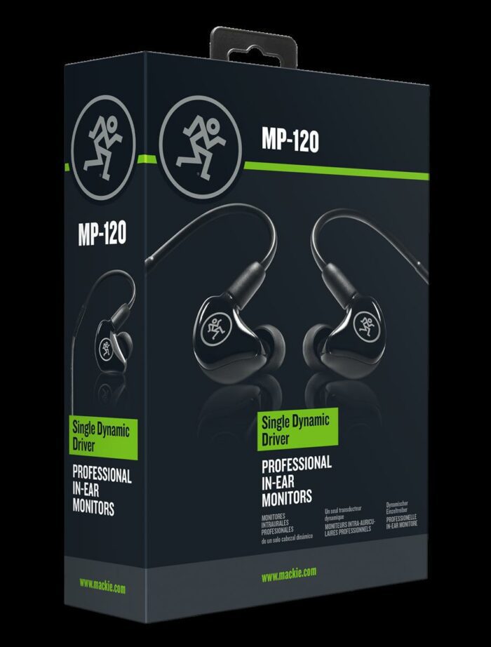 Mackie MP-120 - Single Dynamic Driver Professional In-Ear Monitors