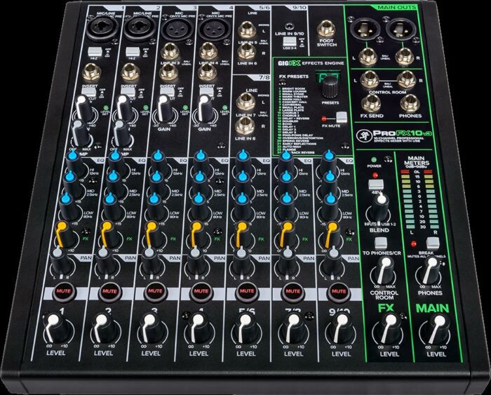 Mackie ProFX10v3 - 10 Channel Professional Effects Mixer with USB