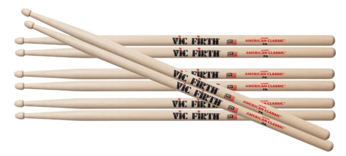 Vic Firth 7A Value Pack 3+1