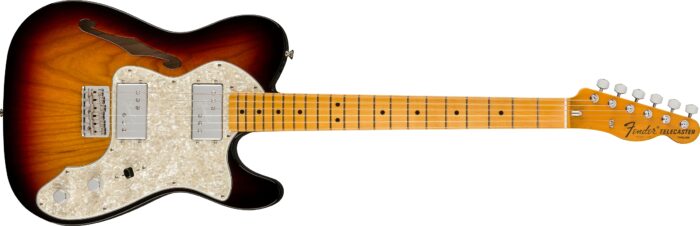 Fender American Vintage II 1972 Telecaster Thinline, Maple Fingerboard, 3-Color Sunburst