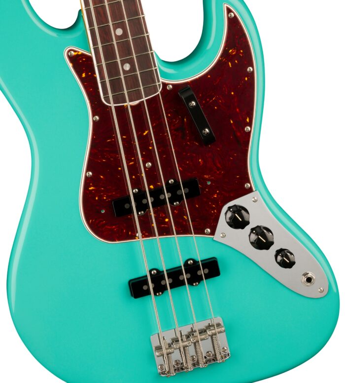 Fender American Vintage II 1966 Jazz Bass, Rosewood Fingerboard, Sea Foam Green