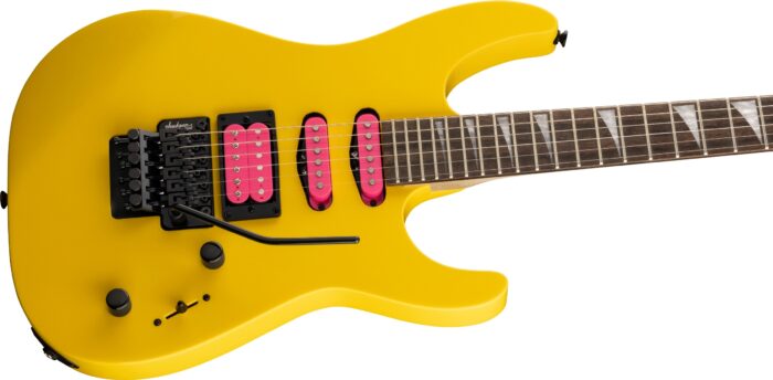 Jackson X Series Dinky DK3XR HSS, Laurel Fingerboard, Caution Yellow