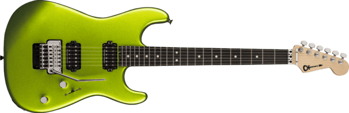 Charvel ProMod San Dimas Style 1 HH FR E Ebony Fingerboard Lime Green Metallic