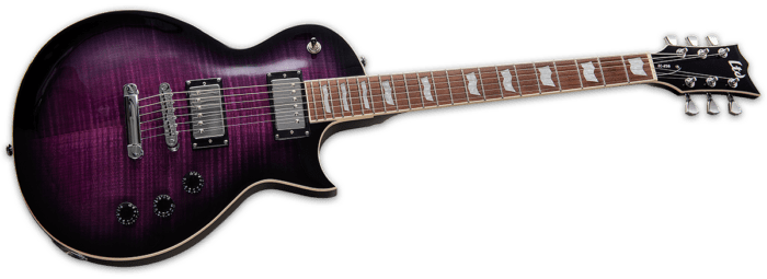 Ltd EC-256FM STPSB SEE THRU PURPLE SUNBURST