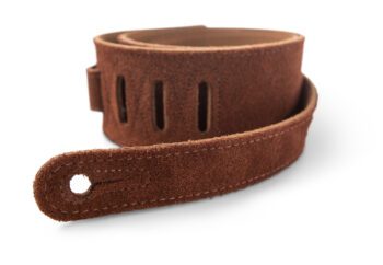Taylor 4400-25 Strap,Embroidered Suede,Choc,2.5"