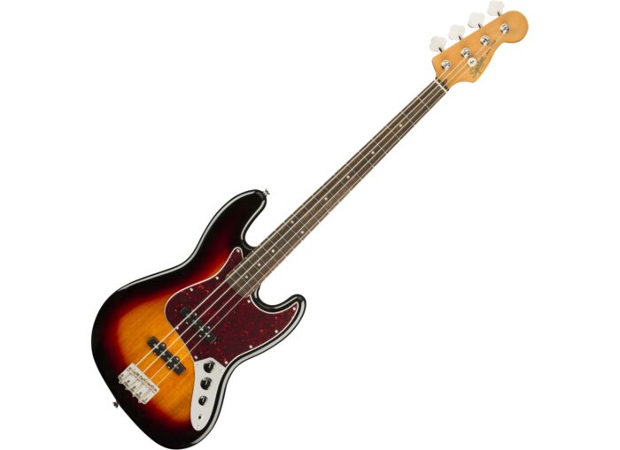 Squier Classic Vibe '60s Jazz Bass, Laurel FB, Black