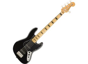 Squier Classic Vibe '70s Jazz Bass V, Maple FB, Black