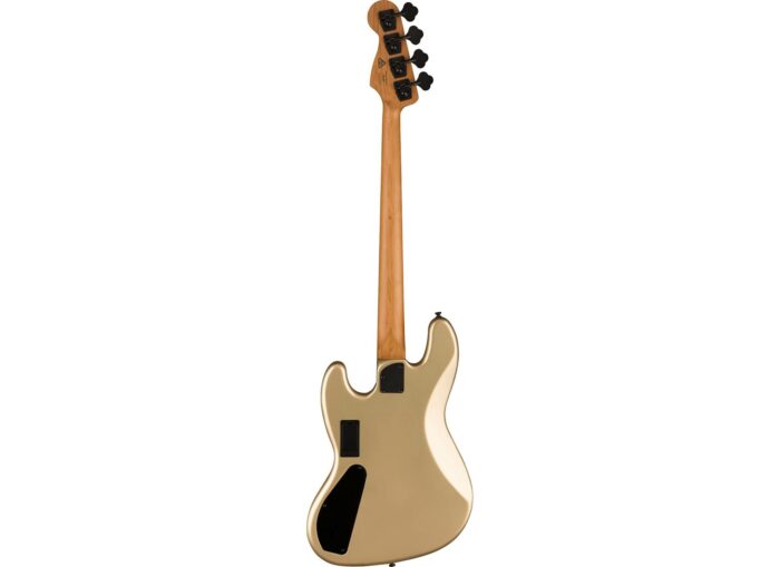 Squier Contemporary Active Jazz Bass HH, Roasted Maple Fingerboard, Black Pickguard, Shoreline Gold