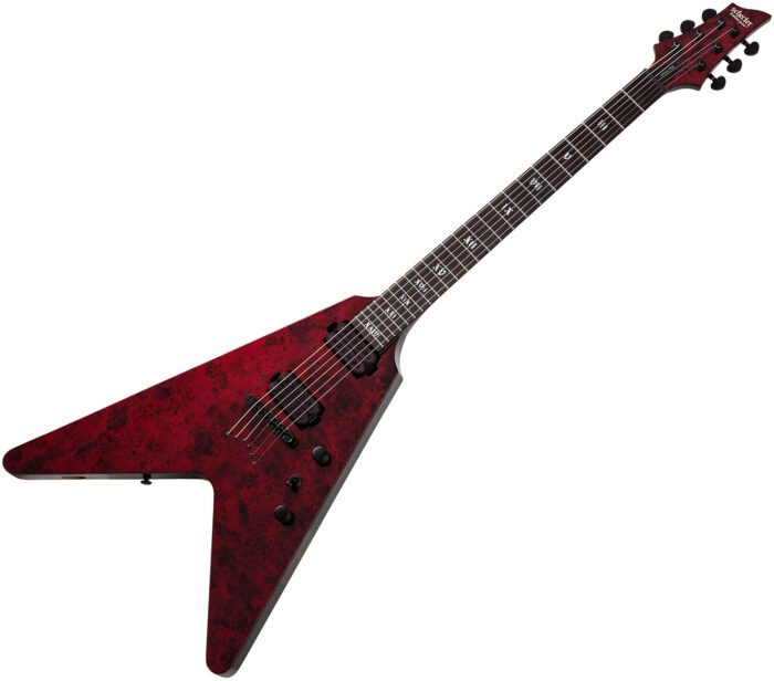 Schecter V-1 APOCALYPSE RED REIGN L/H RR
