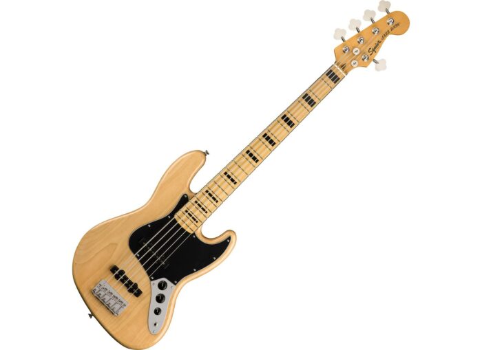 Squier Classic Vibe '70s Jazz Bass V, Maple FB, Natural