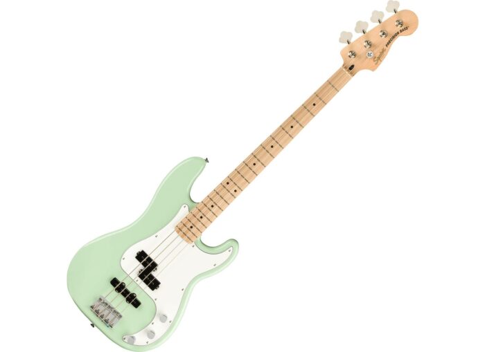 Squier FSR Affinity Series™ Precision Bass PJ, Maple Fingerboard, White Pickguard, Surf Green