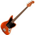 Squier FSR Affinity Series Jaguar Bass H, Laurel Fingerboard, Black Pickguard, Matching Headstock, Metallic Orange