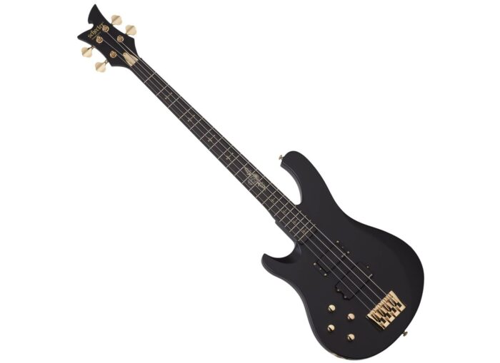 Schecter Johnny Christ Bass Left Hand Satin Black