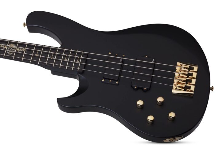 Schecter Johnny Christ Bass Left Hand Satin Black