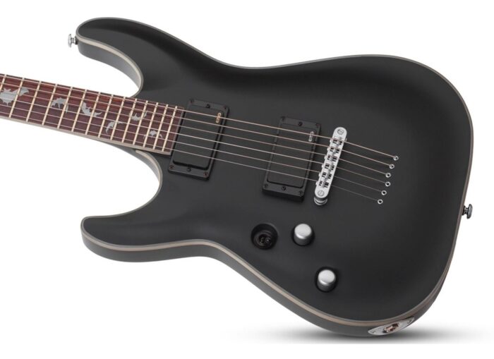Schecter Damien Platinum 6 Satin Black Left