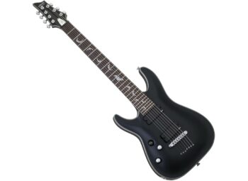Schecter Damien Platinum 7 Satin Black Left