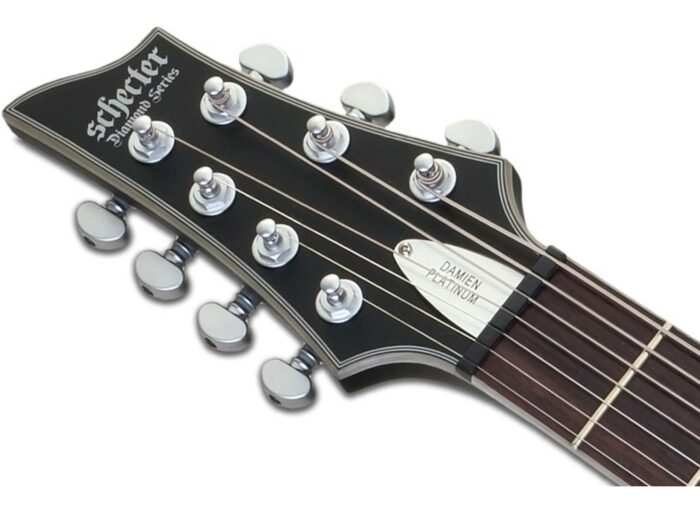 Schecter Damien Platinum 7 Satin Black Left