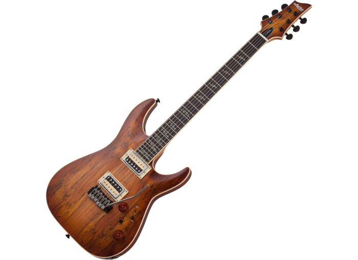 Schecter C-1 EXOTIC SPALTED MAPLE  SNVB