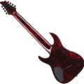 Schecter C-8 MS SILVER MOUNTAIN BLOOD MOON BM