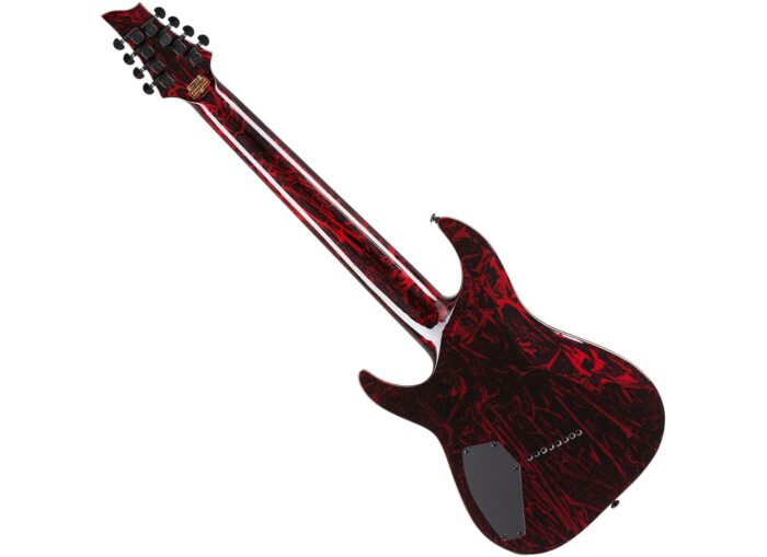 Schecter C-8 MS SILVER MOUNTAIN BLOOD MOON BM