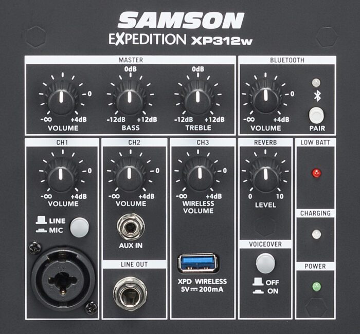 Samson XP312w PORTABLE PA SYS.